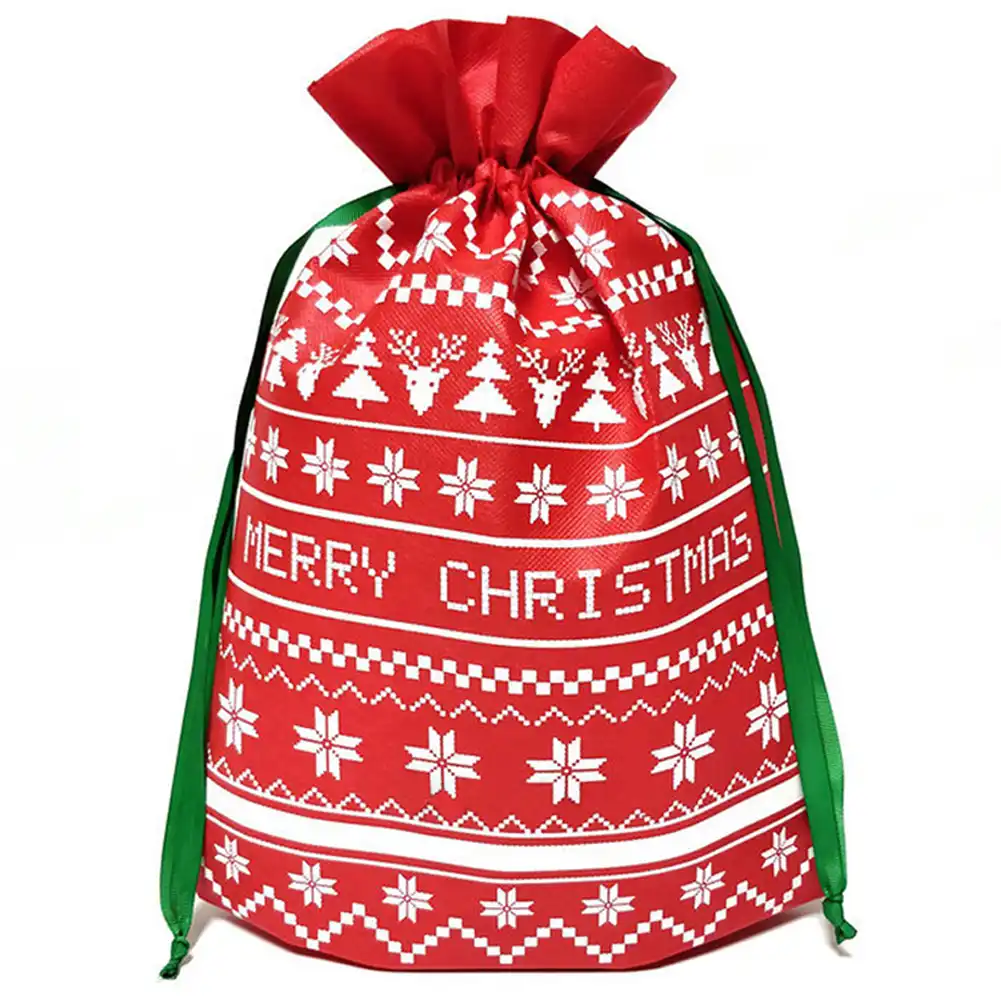 festival candy bag home decoration christmas drawstring gift