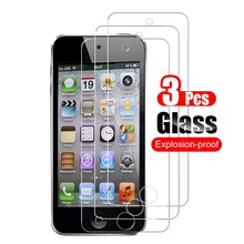 Film protecteur d'écran en verre trempé 9H pour IPod Touch 5, 6, 7, feuille vitrée protectrice pour Apple IPod Touch 5, 6, 7, 3 pièces=