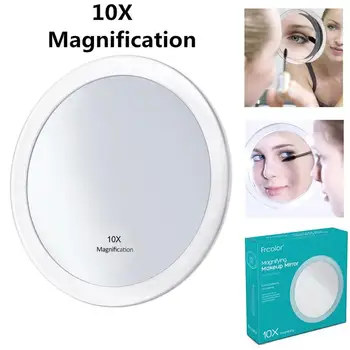 10x Magnifying Makeup Mirror Make Up Mirrors Folding Pocket Cosmetic Mirror Magnification Compact Mirror With 3 Suction Cups
10x Magnifying Makeup Mirror Make Up Mirrors Folding Pocket Cosmetic Mirror Magnification Compact Mirror With 3 Suction Cups