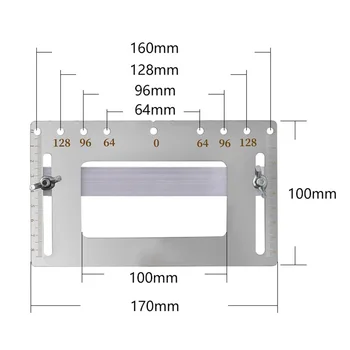 Handle Hole Locator Door Knob Pull Installation Hole Drill Guide Stainless Steel For Locating The Door Knob, Door Handle
Handle Hole Locator Door Knob Pull Installation Hole Drill Guide Stainless Steel For Locating The Door Knob, Door Handle