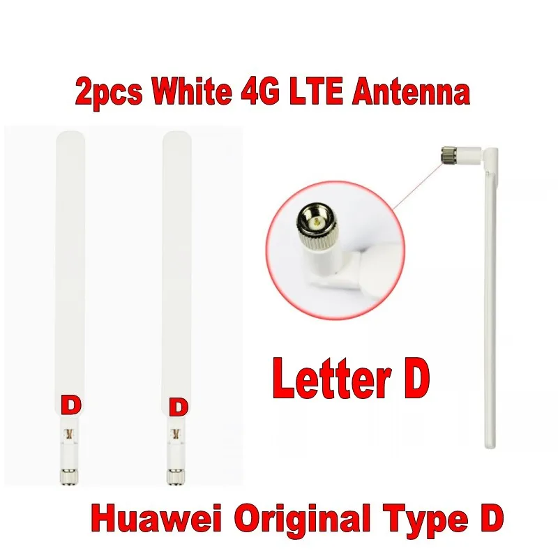 

Genuines Huawei type D 4G LTE External Antenna SMA Connector HUAWEI B315 B593 B715 E5186 B310 B612 Wireless Gateway 2PCS