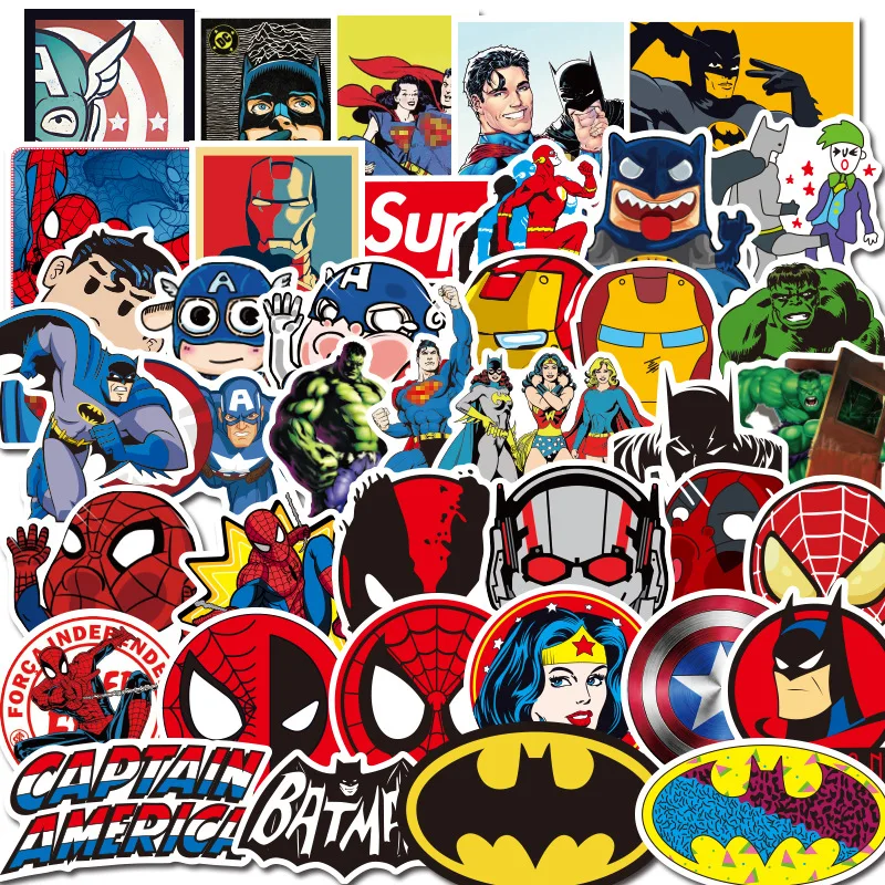 50pcs Disney Marvel Hero Spider-Man Stickers Personalized Body Stickers Guitar Water Cup Notebook Luggage Waterproof Stickers
50pcs Disney Marvel Hero Spider-Man Stickers Personalized Body Stickers Guitar Water Cup Notebook Luggage Waterproof Stickers