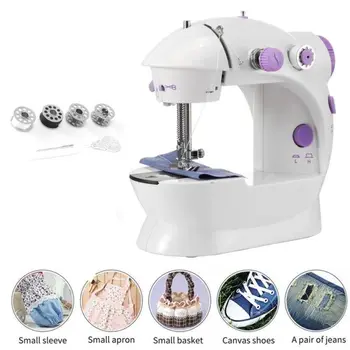 Mini Sewing Machine Portable Handheld Stitch Sew Needlework Cordless Clothes Fabrics Electric Sewing Machines Accessories 
Mini Sewing Machine Portable Handheld Stitch Sew Needlework Cordless Clothes Fabrics Electric Sewing Machines Accessories