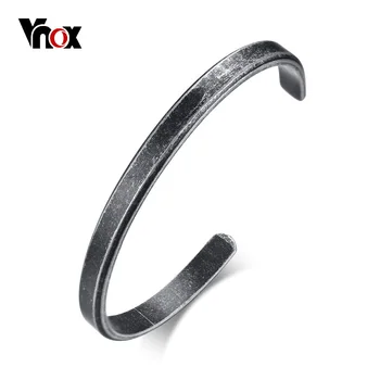 Vnox Classic Simple 6mm Bangle for Men Women Stainless Steel Vintage Unisex Jewelry Casual Open Cuff Bracelet Pulseira
Vnox Classic Simple 6mm Bangle for Men Women Stainless Steel Vintage Unisex Jewelry Casual Open Cuff Bracelet Pulseira