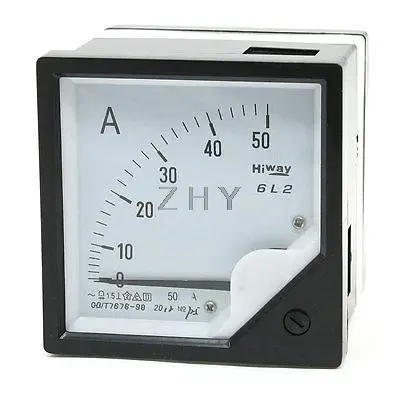 Screw Mounted Analog AC 0-50A Scale Range Ampere Ammeter Panel Meter
Screw Mounted Analog AC 0-50A Scale Range Ampere Ammeter Panel Meter