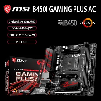 MSI B450I GAMING PLUS AC Motherboard AM4 DDR4 AMD B450 HDMI M.2 Display Port Desktop B450 Mainboard AM4 OverLocking PCI-E 3.0
MSI B450I GAMING PLUS AC Motherboard AM4 DDR4 AMD B450 HDMI M.2 Display Port Desktop B450 Mainboard AM4 OverLocking PCI-E 3.0