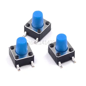 100PCS 6x6mm Blue Color Tact Push Button Switch 6X6X8mm 6*6*8mm Micro Switch Momentary Switch
100PCS 6x6mm Blue Color Tact Push Button Switch 6X6X8mm 6*6*8mm Micro Switch Momentary Switch