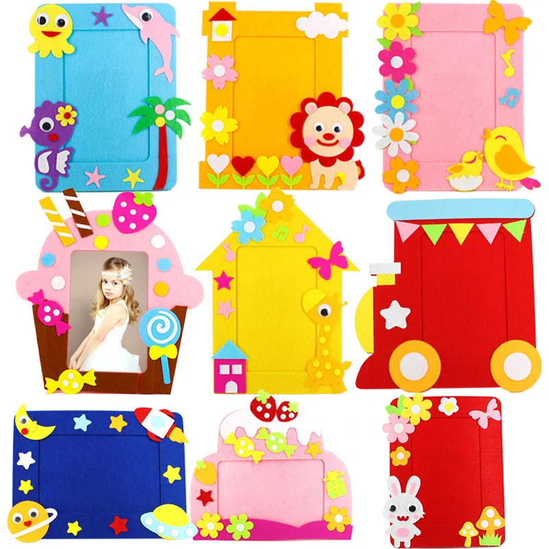 DIY Handmade Cartoon 3D Photo Frame Picture Frame Non-Woven Material Package Toys For Children Home Decor Kids Crafts And Arts
DIY Handmade Cartoon 3D Photo Frame Picture Frame Non-Woven Material Package Toys For Children Home Decor Kids Crafts And Arts
