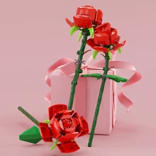 Creative Rose Bouquet Building Block Model Girl Gift Valentine's Day Romantic Flower Plant Home Decoration DIY Assembled Toy
Creative Rose Bouquet Building Block Model Girl Gift Valentine's Day Romantic Flower Plant Home Decoration DIY Assembled Toy