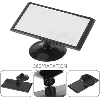 The stroller rearview mirror is rectangular 360-degree adjustable for convenient and practical applications.
The stroller rearview mirror is rectangular 360-degree adjustable for convenient and practical applications.