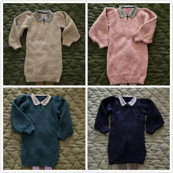 Pre-sale2020 BD Autumn and Winter New Wool Girls Mid-length Sweater Long-sleeved Ethnic Retro Solid Color Knitted Lapel Dress
Pre-sale2020 BD Autumn and Winter New Wool Girls Mid-length Sweater Long-sleeved Ethnic Retro Solid Color Knitted Lapel Dress