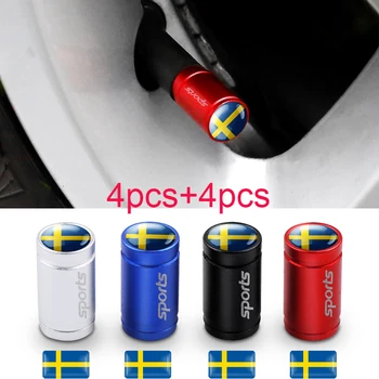 8Pcs Swedish flag 3D Epoxy Car Sticker Sweden National Emblem Wheel Tire Valve Caps for Volvo V70 XC40 XC60 90 S60 V60 VW Golf
8Pcs Swedish flag 3D Epoxy Car Sticker Sweden National Emblem Wheel Tire Valve Caps for Volvo V70 XC40 XC60 90 S60 V60 VW Golf
