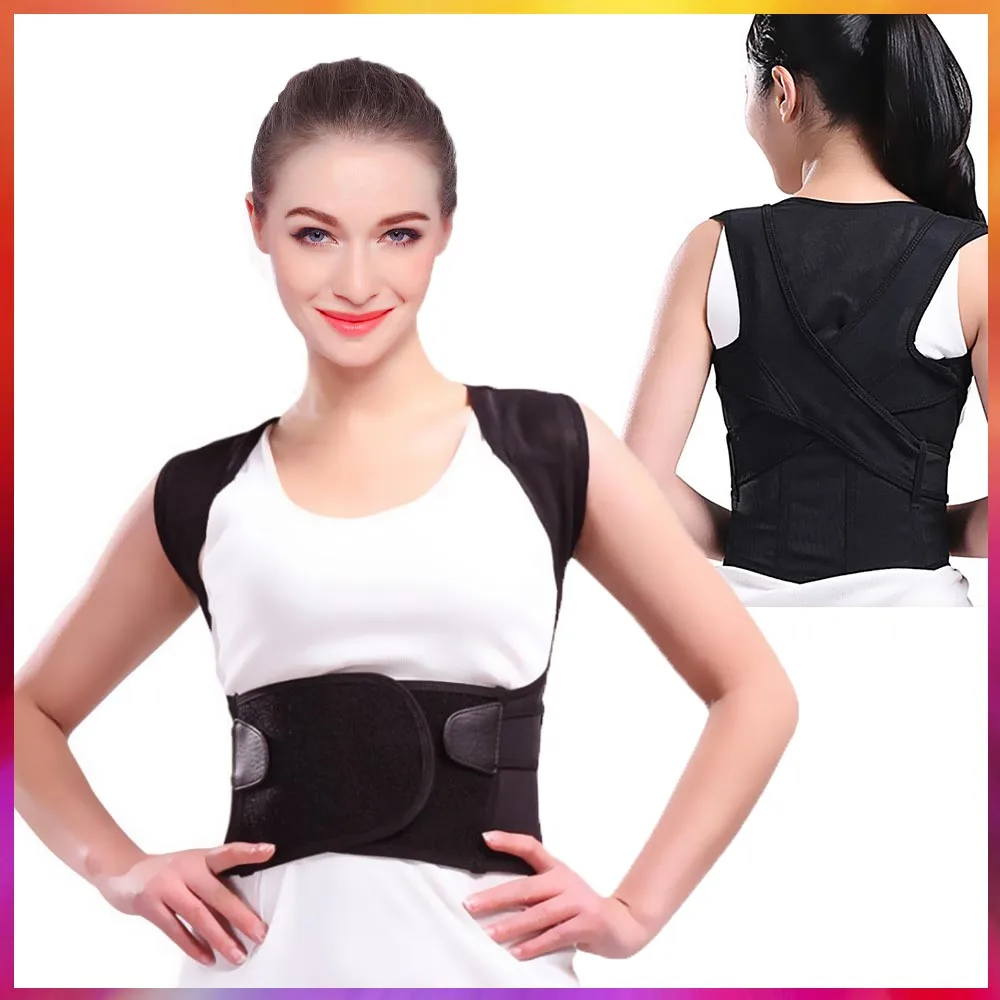 Adjustable Posture Corrector Shoulder Cervical Back Brace Support Pain Reliever Lumbar Corsets Support Spine Support Belt Unisex
Adjustable Posture Corrector Shoulder Cervical Back Brace Support Pain Reliever Lumbar Corsets Support Spine Support Belt Unisex