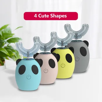 U-shaped Kids Sonic Electric Toothbrush Cold Light Gel Silicon Ultrasonic Tooth Brush Cartoon Pattern Children 3-15 Years Old
U-shaped Kids Sonic Electric Toothbrush Cold Light Gel Silicon Ultrasonic Tooth Brush Cartoon Pattern Children 3-15 Years Old