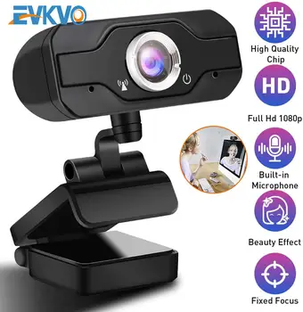 PC Webcam HD 1080P with Microphone, USB Computer Camera for PC Laptop Desktop Video Calling Conferencing Recording
PC Webcam HD 1080P with Microphone, USB Computer Camera for PC Laptop Desktop Video Calling Conferencing Recording