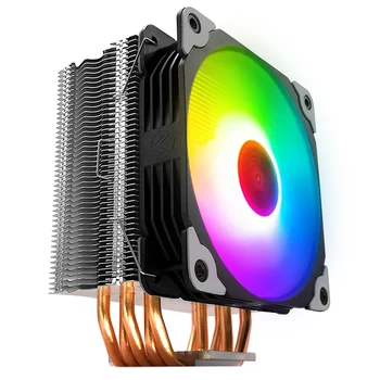 X5 copper tube CPU radiator Symphony RGB synchronous computer heat pipe cooling CPU fan compatible with Intel / AMD platform
X5 copper tube CPU radiator Symphony RGB synchronous computer heat pipe cooling CPU fan compatible with Intel / AMD platform