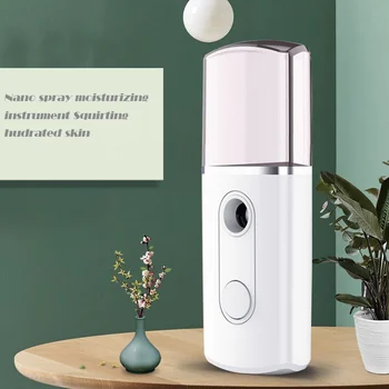 USB Portable 20mL Nano Mist Sprayer Facial Nebulizer Steamer Moisturizing Skin Care Tool Face Spray Beauty Humidifier Device 
USB Portable 20mL Nano Mist Sprayer Facial Nebulizer Steamer Moisturizing Skin Care Tool Face Spray Beauty Humidifier Device