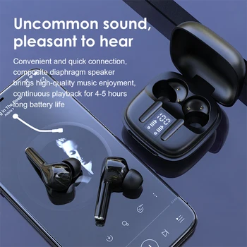 LISTENVO Pro 69 Bluetooth 5.0 Earphones TWS Wireless Headphones LED Display Earbuds Touch Sport Hifi Stereo Sound Waterproof
LISTENVO Pro 69 Bluetooth 5.0 Earphones TWS Wireless Headphones LED Display Earbuds Touch Sport Hifi Stereo Sound Waterproof