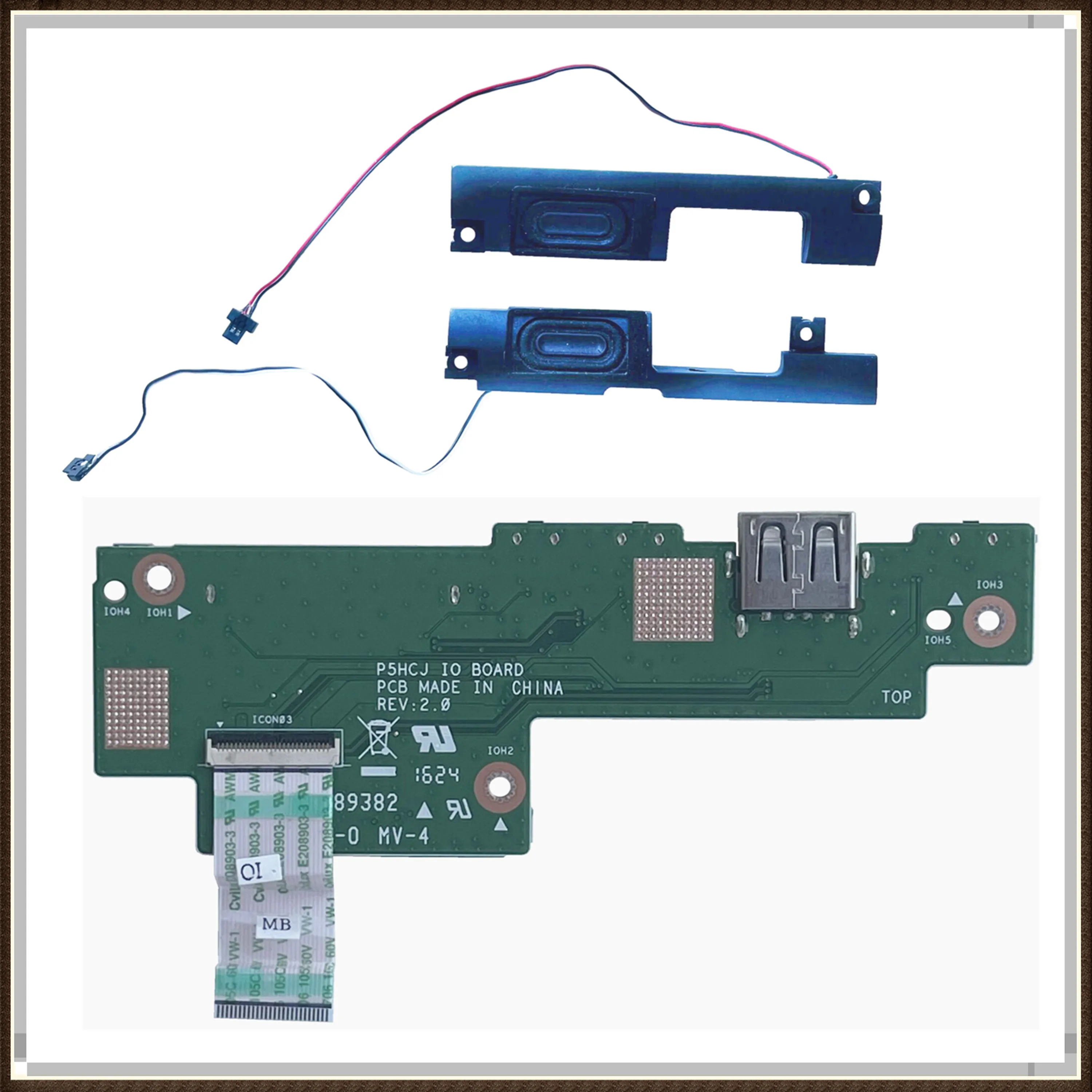 Оригинал для Acer Aspire R5-571 R5-571T динамик USB устройство чтения карт питания P5HCJ IO BOARD 100%