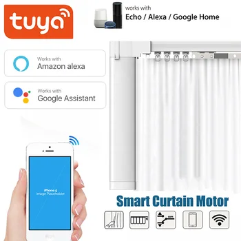 Tuya Wifi Curtain Motor Tuya smart app /Remote Control vioce control via alexa echo and Google home for smart home SmartLife App
Tuya Wifi Curtain Motor Tuya smart app /Remote Control vioce control via alexa echo and Google home for smart home SmartLife App