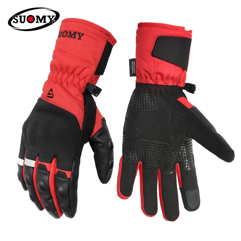 

Riding Winter Motorcycle Gloves Waterproof Guantes Motocicleta Gant Luvas Motociclismo Invierno Eldiven Warm Touch Screen Suomy