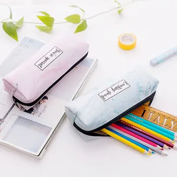 Pencil bag Stationery Student pencil case pop style Pencil bag marble pattern Portable zippered case
Pencil bag Stationery Student pencil case pop style Pencil bag marble pattern Portable zippered case