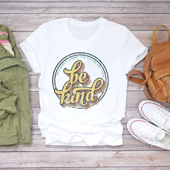 Women Kind Letter Casual 90s Ladies Fashion Short Sleeve Print Lady T-shirts Top Womens Graphic T Shirt Female Tee T-Shirt 
Women Kind Letter Casual 90s Ladies Fashion Short Sleeve Print Lady T-shirts Top Womens Graphic T Shirt Female Tee T-Shirt