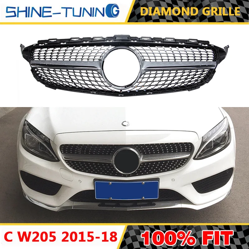 Diamond grille Suitable for C Class w205 c63 radiator grille 2015+ 2019+ C450 250 180 C200 C220 C63 Without centre logo
Diamond grille Suitable for C Class w205 c63 radiator grille 2015+ 2019+ C450 250 180 C200 C220 C63 Without centre logo