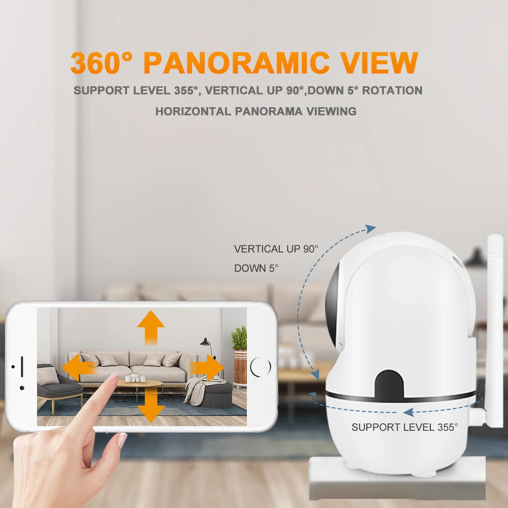 1080P Wireless Cloud IP WiFi Camera Home Security Auto Tracking Surveillance Camera US Plug EU Plug UK Plug AU Plug
1080P Wireless Cloud IP WiFi Camera Home Security Auto Tracking Surveillance Camera US Plug EU Plug UK Plug AU Plug