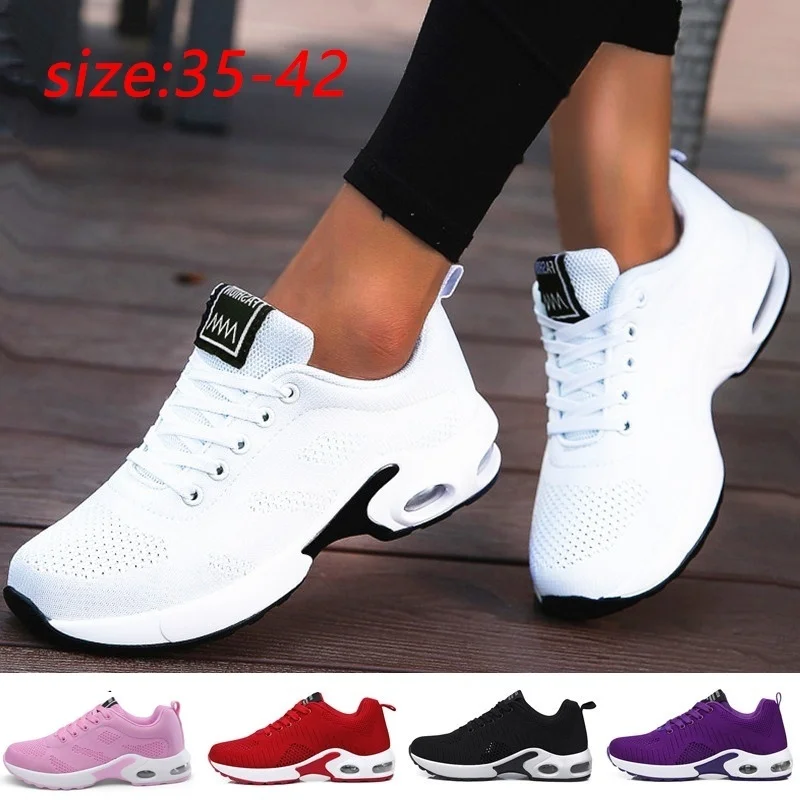 Fashion Lace Up Women Running Shoes Lightweight Sneakers Breathable Outdoor Sports Shoes Comfort Air Cushion Running Gym Shoes 
Fashion Lace Up Women Running Shoes Lightweight Sneakers Breathable Outdoor Sports Shoes Comfort Air Cushion Running Gym Shoes