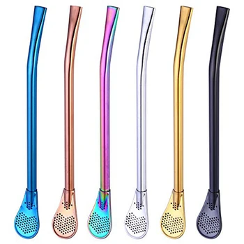 Stainless Steel Straws,6pcs Filter Spoon Straw, Reusable Spoon Straws, Strainer Stirring Steel Spoon Tea Infuser, Tea Cocktail M
Stainless Steel Straws,6pcs Filter Spoon Straw, Reusable Spoon Straws, Strainer Stirring Steel Spoon Tea Infuser, Tea Cocktail M