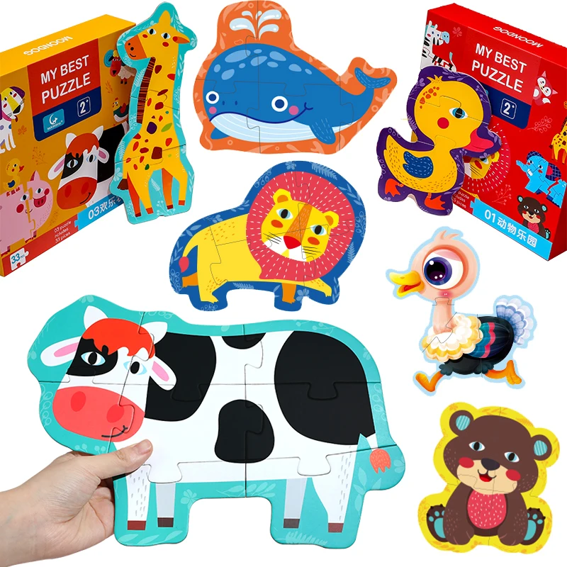 Big Size Baby Toys Montessori wooden Puzzle cartoon puzzle Animal Cognition Puzzle Learning Educational Toy Family/Party Game
Big Size Baby Toys Montessori wooden Puzzle cartoon puzzle Animal Cognition Puzzle Learning Educational Toy Family/Party Game