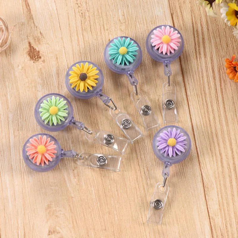 1 Pcs Kawaii Resin Daisy Flowers Nursing Retractable Nurse Doctor Badge Holder Office Badge Reels for Work Badge Clip Stationery
1 Pcs Kawaii Resin Daisy Flowers Nursing Retractable Nurse Doctor Badge Holder Office Badge Reels for Work Badge Clip Stationery