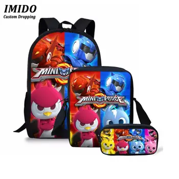 IMIDO 3D Anime Mini Force Printing Backpack for Boys 3 Pcs/Set Bags Cartoon School Bag Children Kindergarten Zaino Scuola 2020
IMIDO 3D Anime Mini Force Printing Backpack for Boys 3 Pcs/Set Bags Cartoon School Bag Children Kindergarten Zaino Scuola 2020
