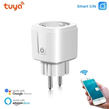 16A EU Smart Plug WiFi Socket Energy Monitor Timing Function Tuya SmartLife APP Control Compatible with Alexa Google Assistan
16A EU Smart Plug WiFi Socket Energy Monitor Timing Function Tuya SmartLife APP Control Compatible with Alexa Google Assistan