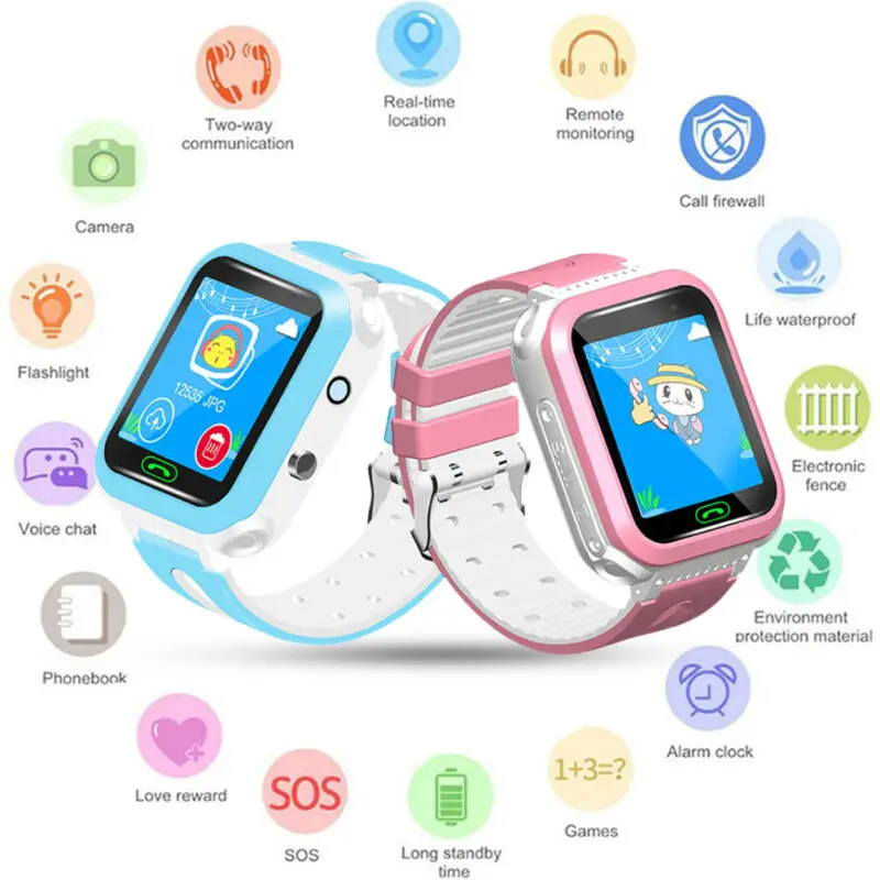 Anti lost Kids Smart Phone Watch Support SOS Call Real time Positioning GBS Tracker Calling Sim Camera Smart watch Children
Anti lost Kids Smart Phone Watch Support SOS Call Real time Positioning GBS Tracker Calling Sim Camera Smart watch Children