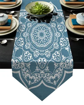 Blue Mandala Flowers Table Runner Table Flag Home Party Decorative Tablecloth Table Runners for Wedding
Blue Mandala Flowers Table Runner Table Flag Home Party Decorative Tablecloth Table Runners for Wedding