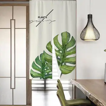 Japanese Noren Doorway Curtains Minimalist Design Botanical Green Art Prints Leaf Tapestries for Door Decoration 33.5" x 47.2"
Japanese Noren Doorway Curtains Minimalist Design Botanical Green Art Prints Leaf Tapestries for Door Decoration 33.5" x 47.2"
