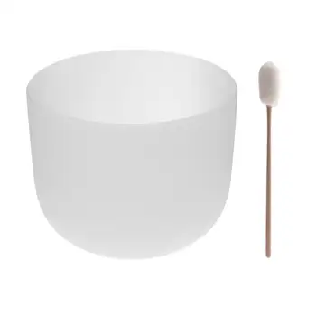 8'' E Note Quartz Crystal Singing Bowl + Mallet Striker for Meditation
8'' E Note Quartz Crystal Singing Bowl + Mallet Striker for Meditation