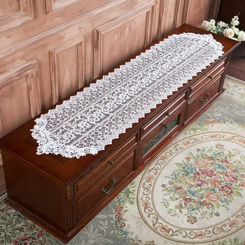 Lace Table Runner for Wedding Table Cover Cloth American Tablecloth Chemin De Table De Mariage Pastoral Decorative Tafelloper
Lace Table Runner for Wedding Table Cover Cloth American Tablecloth Chemin De Table De Mariage Pastoral Decorative Tafelloper
