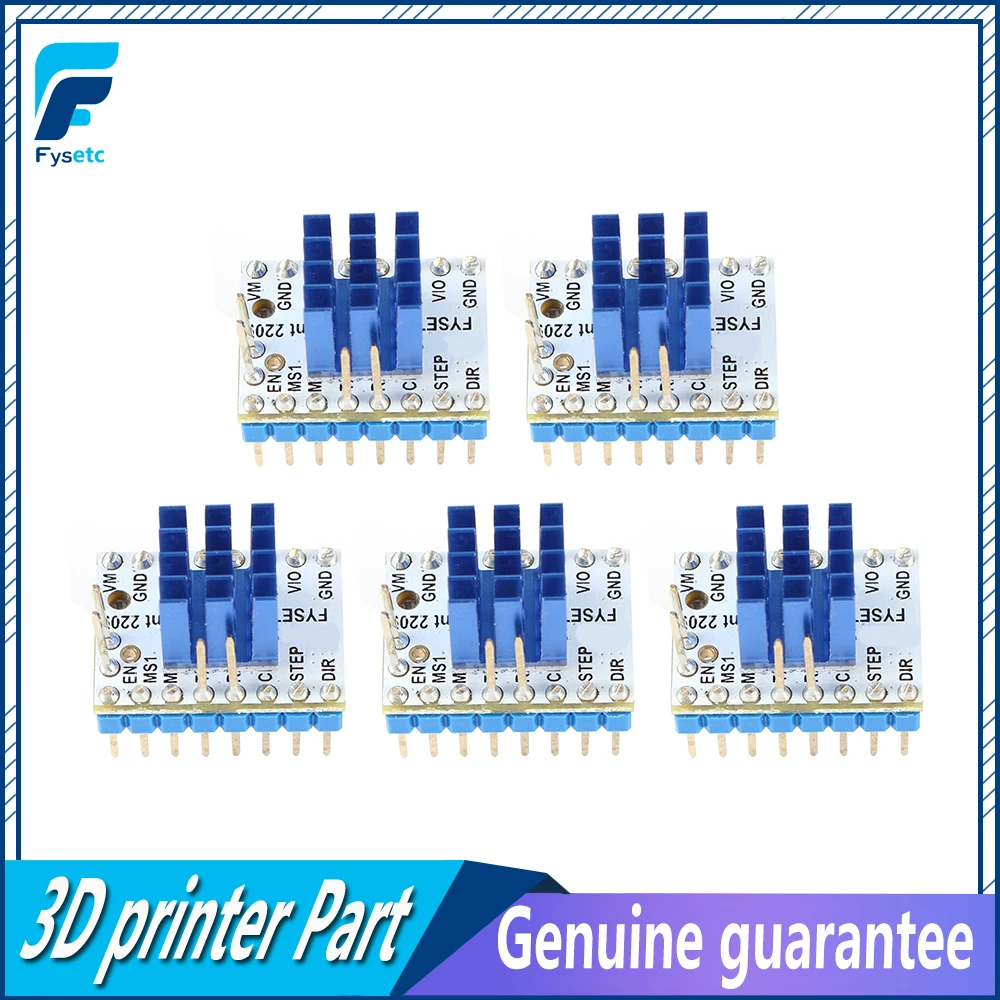 5pcs TMC2209 V2.1 Stepping Motor Driver Step sticks Mute Driver 256 Microsteps Current 2.8A Peak VS TMC2208
5pcs TMC2209 V2.1 Stepping Motor Driver Step sticks Mute Driver 256 Microsteps Current 2.8A Peak VS TMC2208