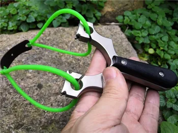Precision Titanium Alloy Slingshot Line Cutting CNC Flat Round Rubber Band Catapult Outdoor Sports Hunting Sling shot Bow
Precision Titanium Alloy Slingshot Line Cutting CNC Flat Round Rubber Band Catapult Outdoor Sports Hunting Sling shot Bow