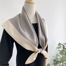 Designer *Mulberry Silk Scarf 90*90cm Square Square Silk Twill Scarf Hand Rolled Designer Silk Head Scarfs For Women houndstooth
Designer *Mulberry Silk Scarf 90*90cm Square Square Silk Twill Scarf Hand Rolled Designer Silk Head Scarfs For Women houndstooth