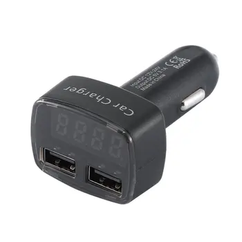 Car Charger Car Charger Display Detection Voltage Current Temperature 3.1A Current Double Usb One For Two
Car Charger Car Charger Display Detection Voltage Current Temperature 3.1A Current Double Usb One For Two
