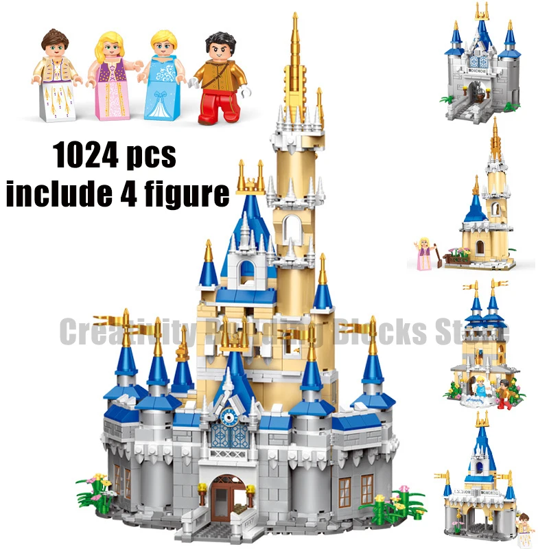 2020 New classic Disney Ice and snow Princess Disneyland fantasy Castle 4 in 1Model Building Block boy Girl Toy Birthday Gift
2020 New classic Disney Ice and snow Princess Disneyland fantasy Castle 4 in 1Model Building Block boy Girl Toy Birthday Gift