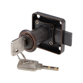 uxcell Uxcell High Quality 1-2Pcs Drawer Cabinet Lock 18mm Diameter 32mm Length Cylinder Keyed Different, Zinc Alloy Bronze
uxcell Uxcell High Quality 1-2Pcs Drawer Cabinet Lock 18mm Diameter 32mm Length Cylinder Keyed Different, Zinc Alloy Bronze
