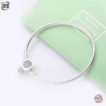 New 925 Sterling Silver Moment Bracelets Woman CZ Crown O Chain Fit DIY Charms Beads Fine Jewelry
New 925 Sterling Silver Moment Bracelets Woman CZ Crown O Chain Fit DIY Charms Beads Fine Jewelry