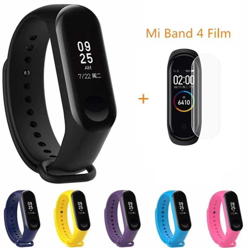 Strap + Film Xiomi Mi Band 4 Wristband Miband4 Mi Band4 Screen Protector Silicone Wrist Strap Bracelet For Xiaomi Mi Band 4
Strap + Film Xiomi Mi Band 4 Wristband Miband4 Mi Band4 Screen Protector Silicone Wrist Strap Bracelet For Xiaomi Mi Band 4