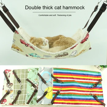 Soft Cat Hammock Hanging Cats Beds Winter Pet Mat Small Dog Nest Short Plush Warm Kitten House Sofa Cushion For Cat Mats
Soft Cat Hammock Hanging Cats Beds Winter Pet Mat Small Dog Nest Short Plush Warm Kitten House Sofa Cushion For Cat Mats