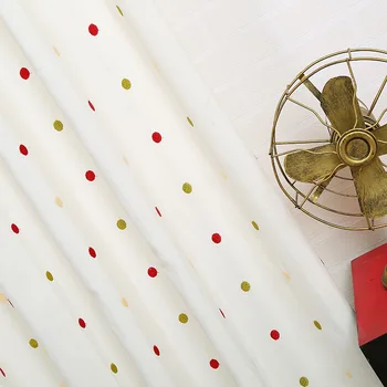 Modern Simple and Cute Polka Dot Cotton and Linen Embroidered Curtains Suitable for Living Room Bedroom Embroidery Curtains
Modern Simple and Cute Polka Dot Cotton and Linen Embroidered Curtains Suitable for Living Room Bedroom Embroidery Curtains